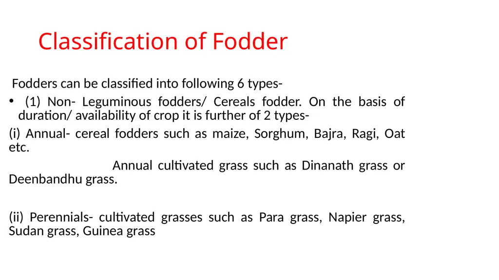 Agronomical Practices for fodder production - slide 4 of 16