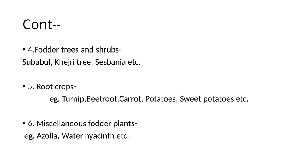 Agronomical Practices for fodder production - slide 6 of 16