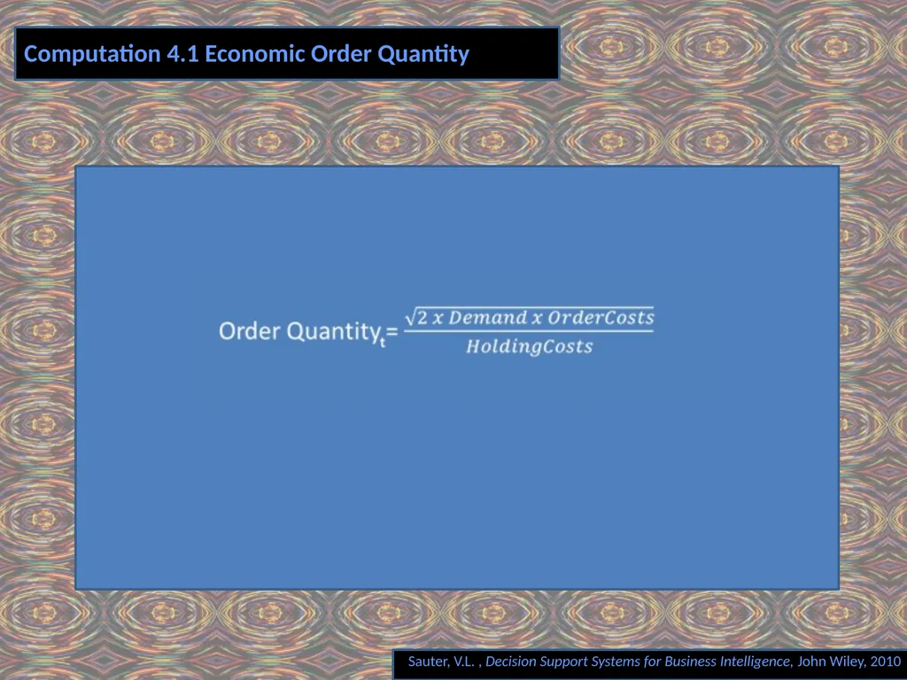 Chapter 4 MODEL COMPONENT Decision Support Systems - slide 26 of 29