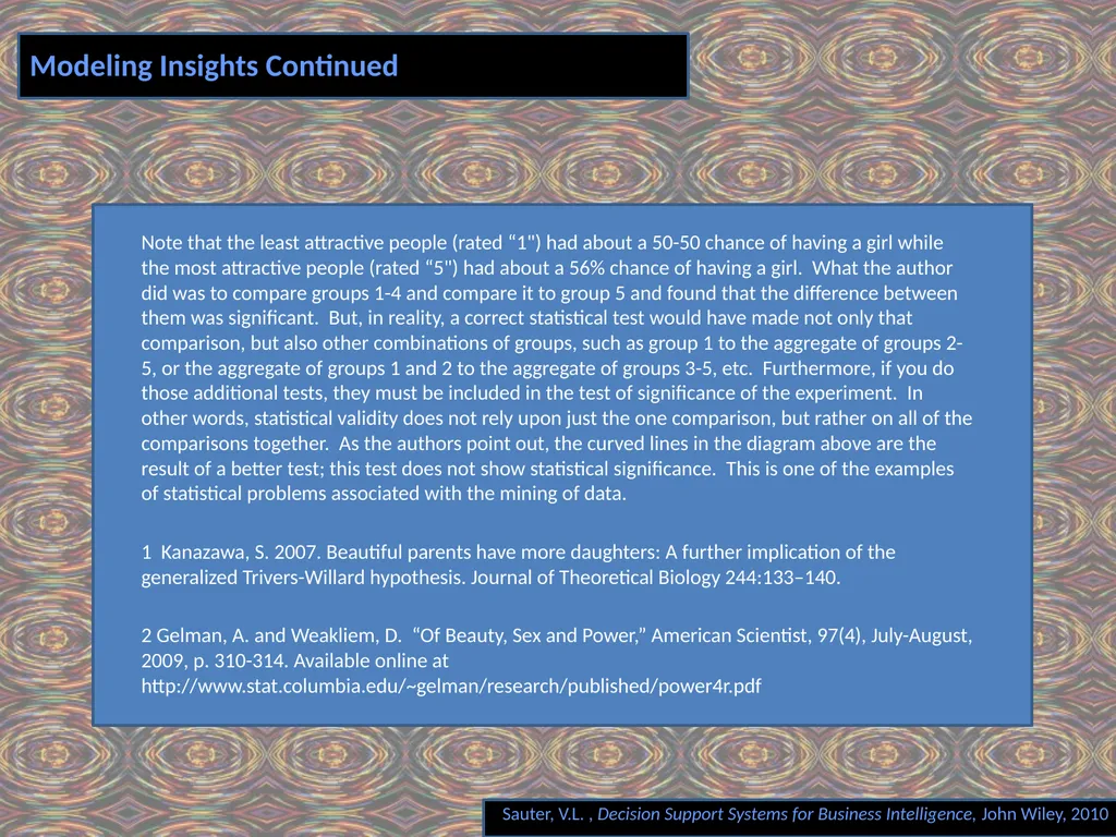 Chapter 4 MODEL COMPONENT Decision Support Systems - slide 22 of 29