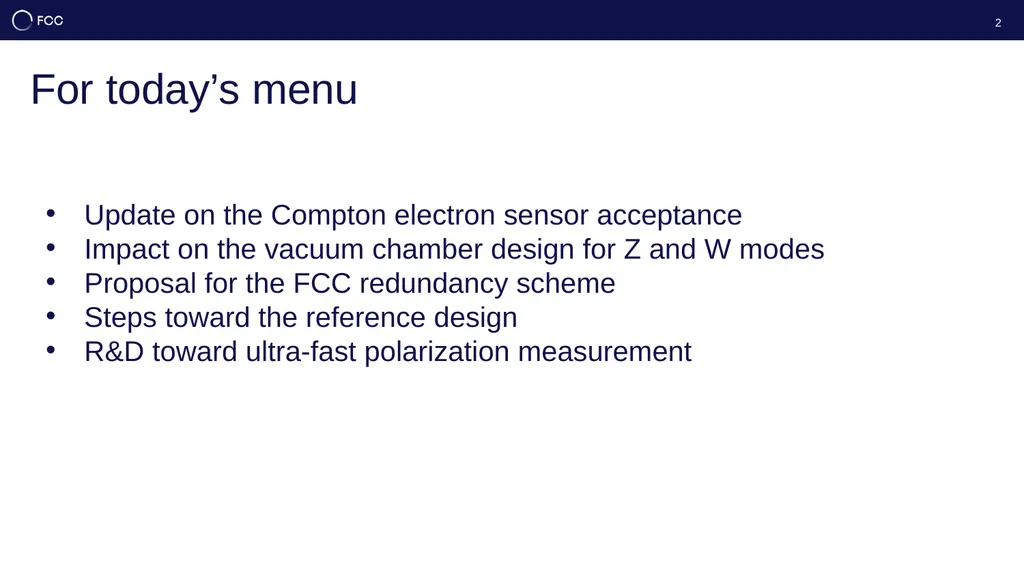 Update on the Polarimeter Robert Kieffer, on - slide 2 of 13