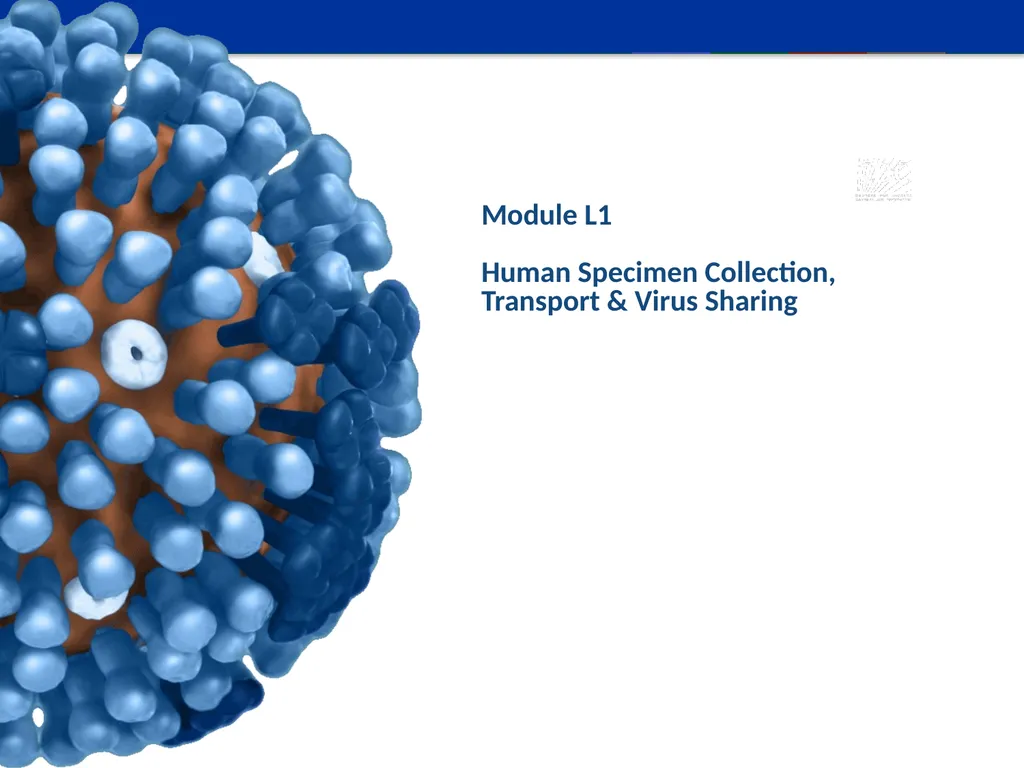 Module L1 Human Specimen Collection, Transport & - slide 1 of 53