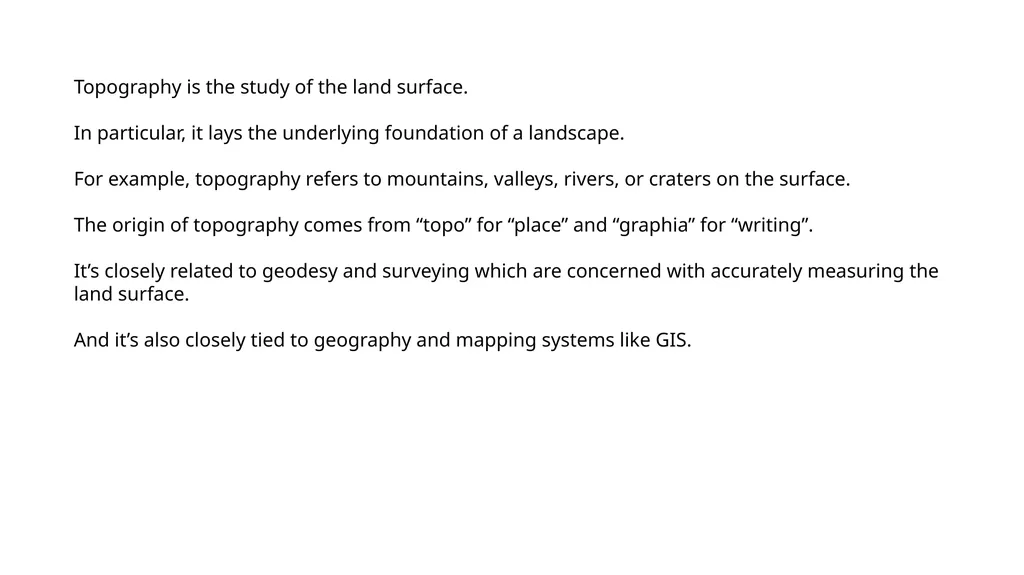 GIS & REMOTE SENSING Subject: GIS Studio Topic: - slide 2 of 11