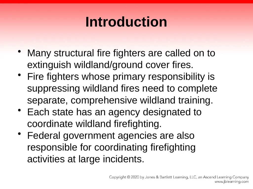 CHAPTER 21 Wildland and Ground Cover Fires - slide 11 of 75