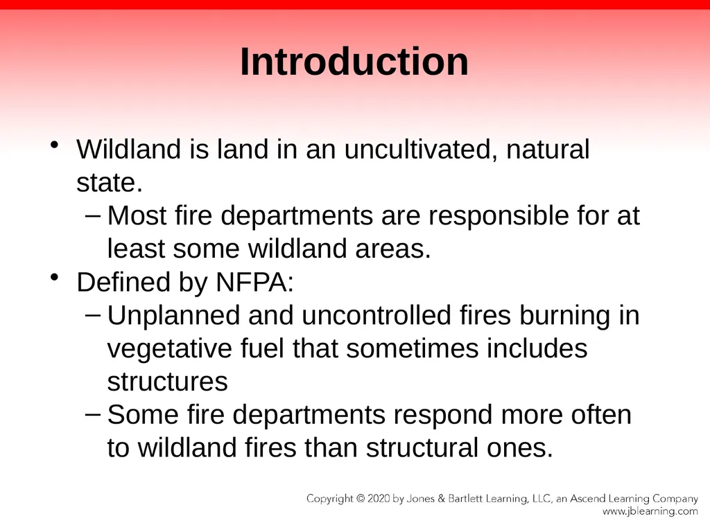 CHAPTER 21 Wildland and Ground Cover Fires - slide 8 of 75