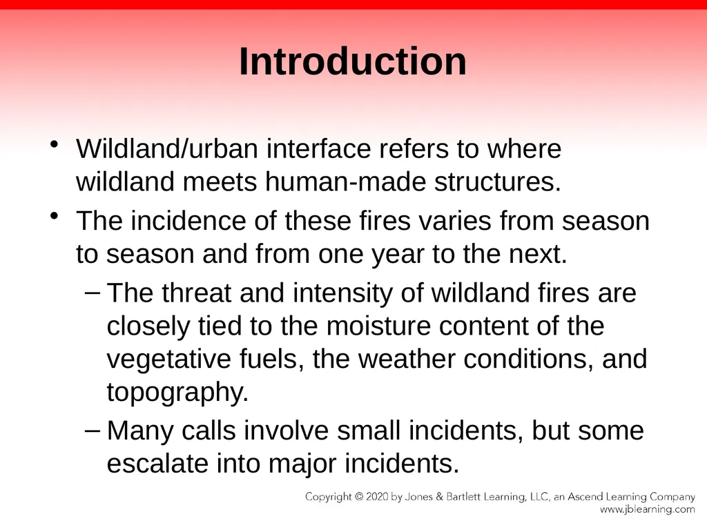 CHAPTER 21 Wildland and Ground Cover Fires - slide 9 of 75