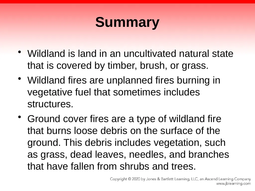 CHAPTER 21 Wildland and Ground Cover Fires - slide 63 of 75