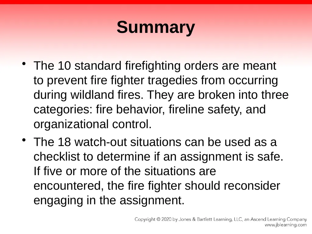 CHAPTER 21 Wildland and Ground Cover Fires - slide 73 of 75