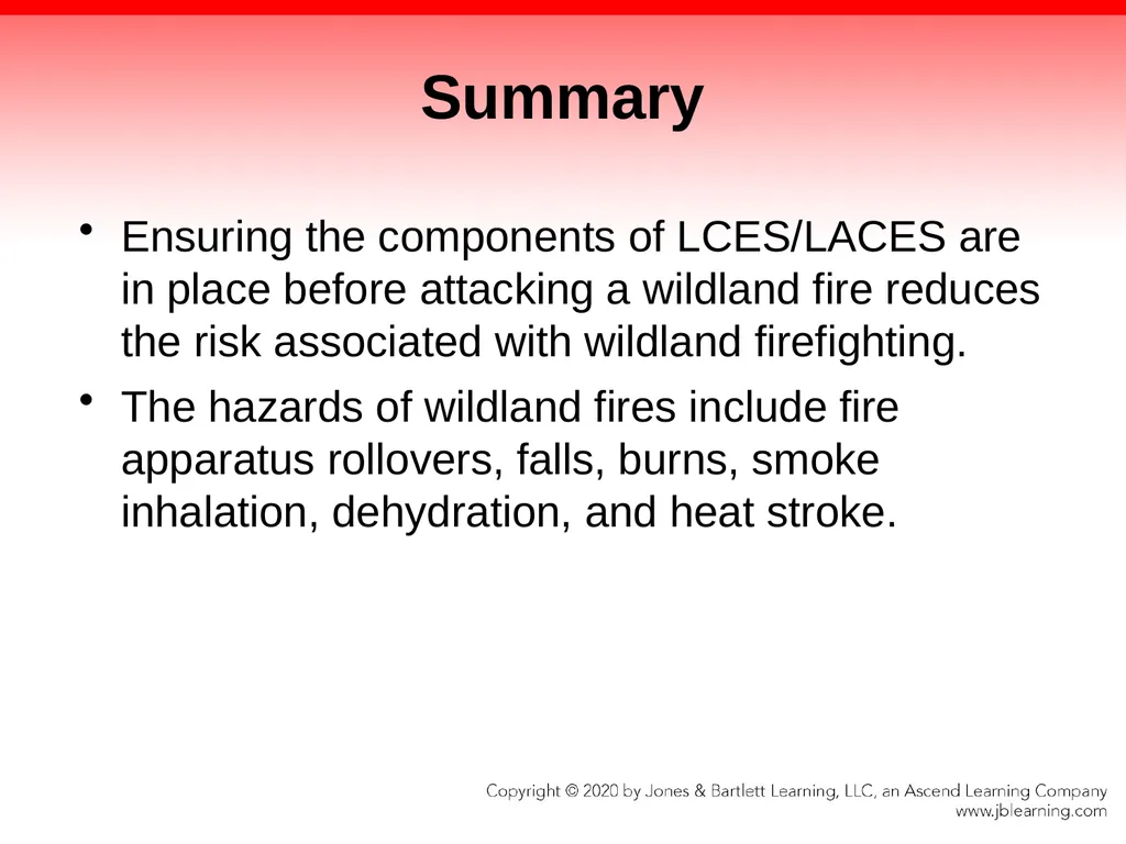 CHAPTER 21 Wildland and Ground Cover Fires - slide 74 of 75