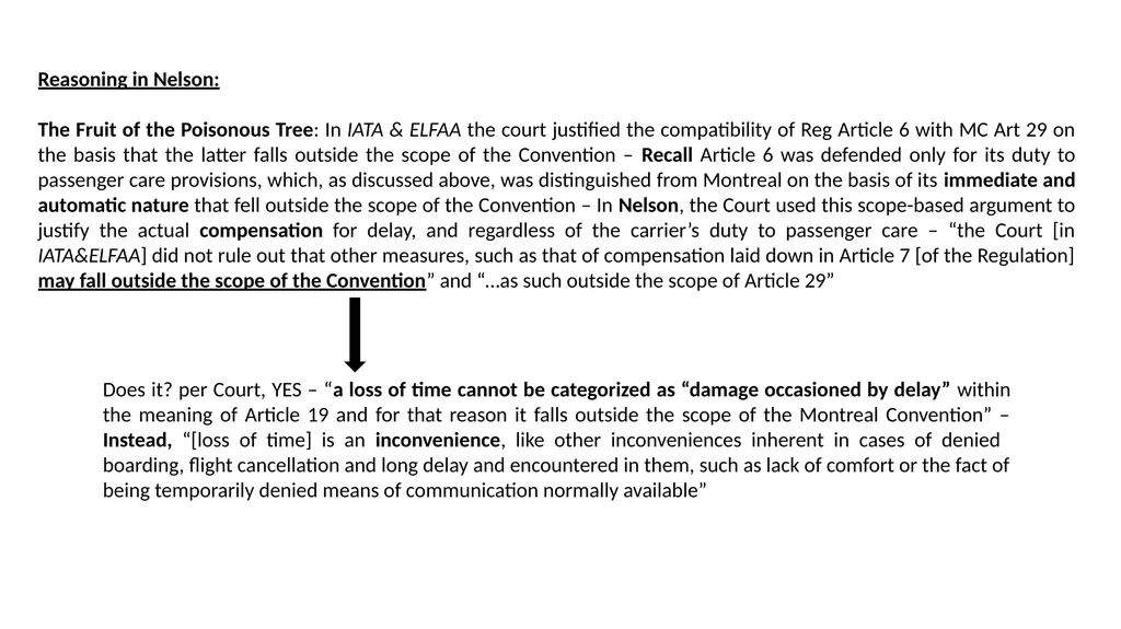 The Montreal Convention, Exclusivity and the - slide 48 of 114