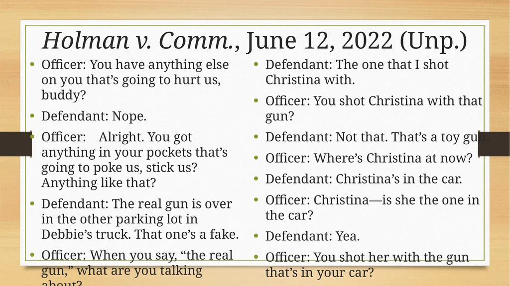 Appellate Update for Law Enforcement 2022-2023 - slide 15 of 97