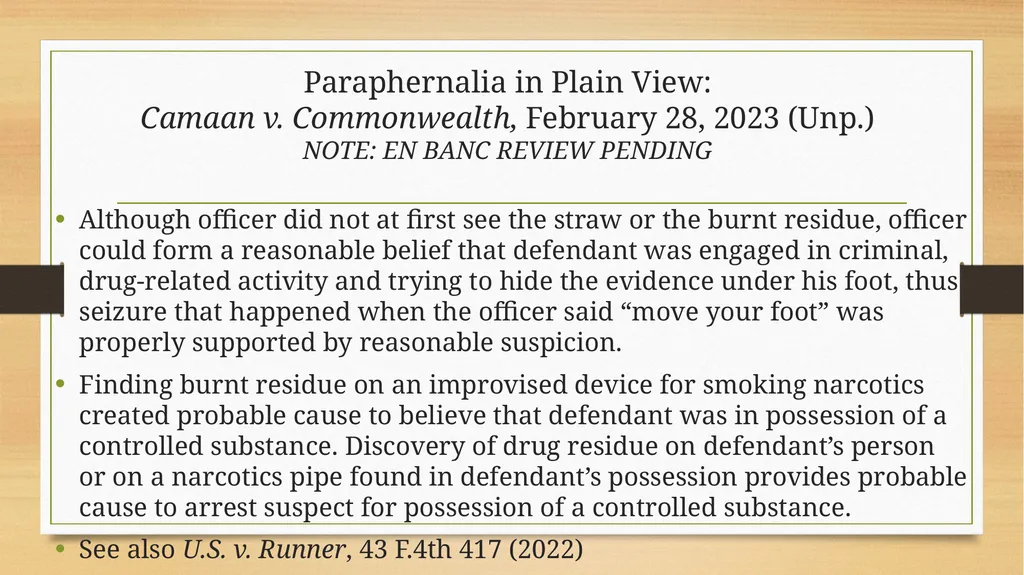 Appellate Update for Law Enforcement 2022-2023 - slide 32 of 97