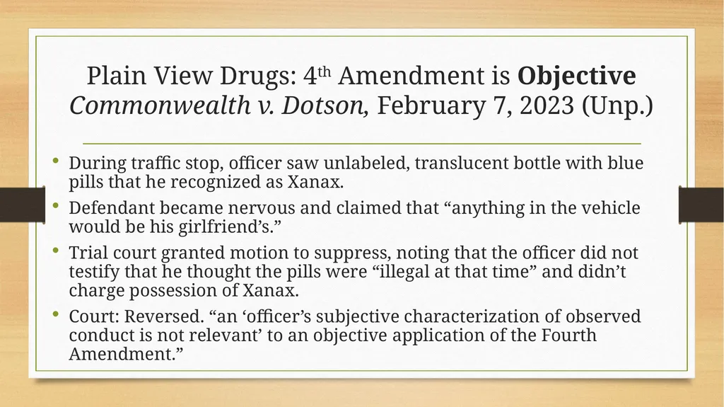 Appellate Update for Law Enforcement 2022-2023 - slide 33 of 97