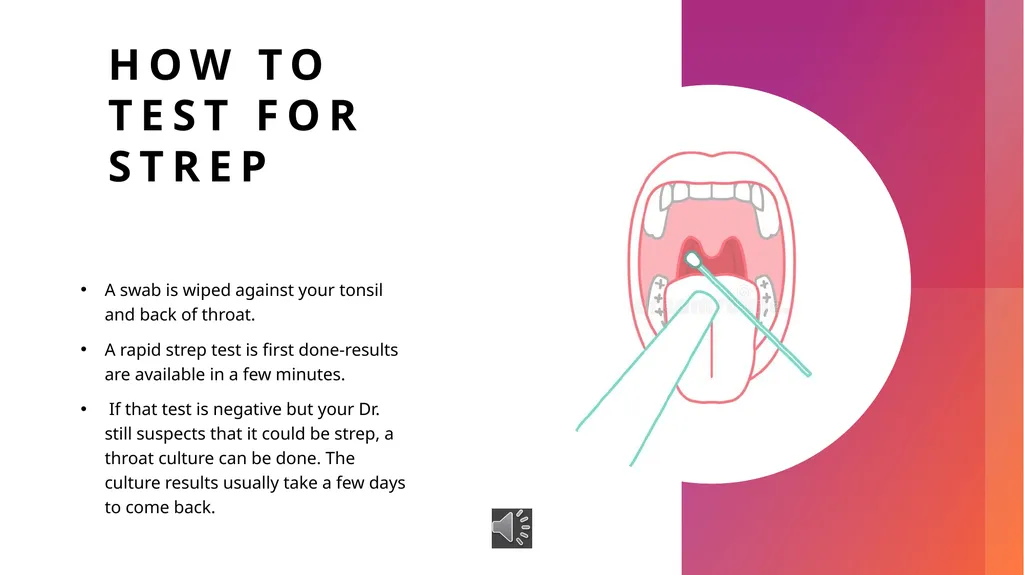 Strep Throat What it is Strep throat is caused by - slide 4 of 6