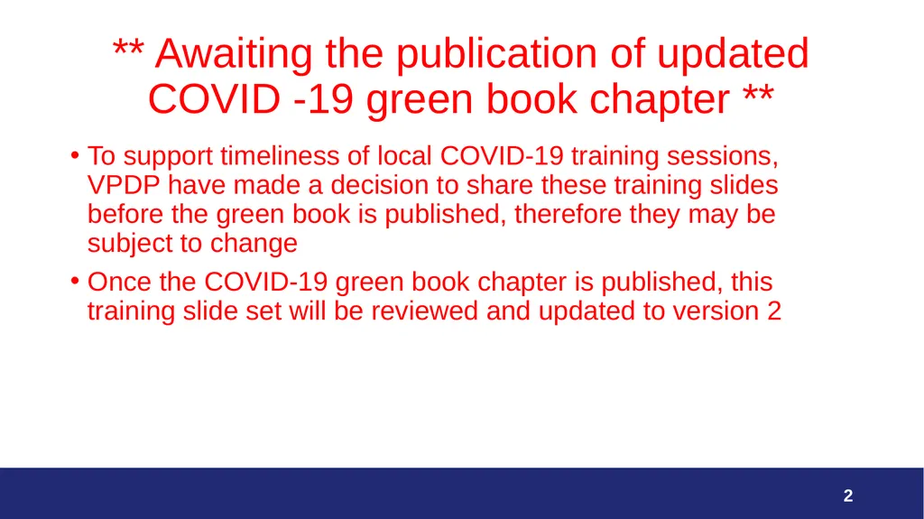 VPDP update: Respiratory Planning and Delivery - slide 2 of 79