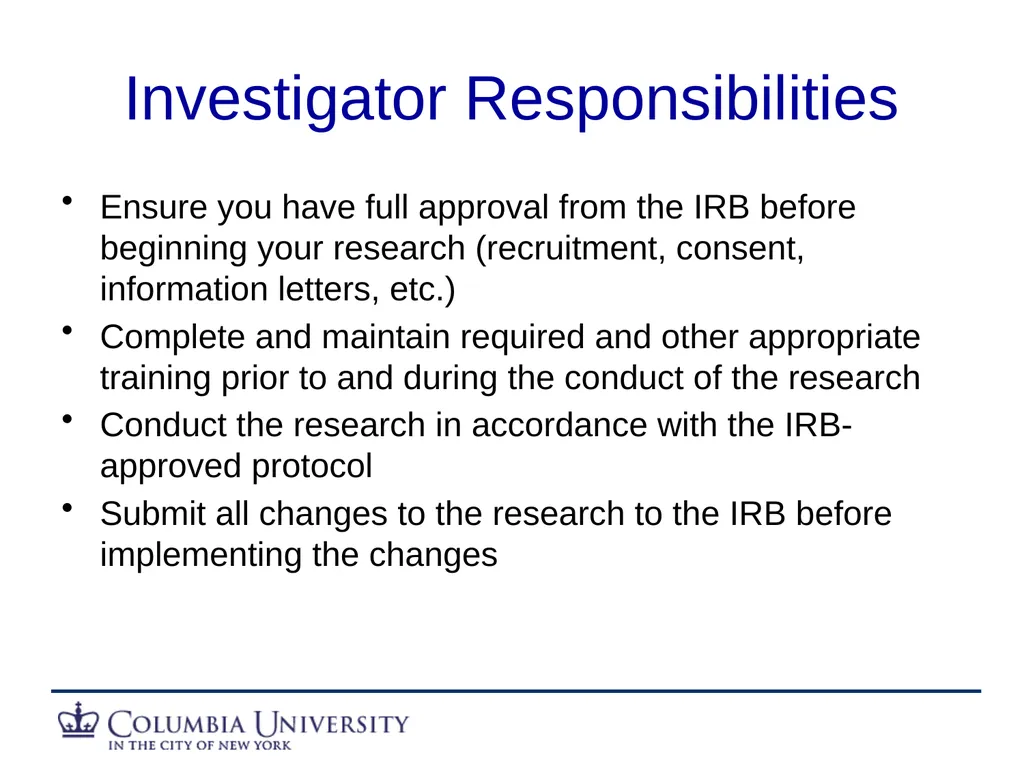 Human Subjects Research Overview: HRPO/IRB Human - slide 9 of 15