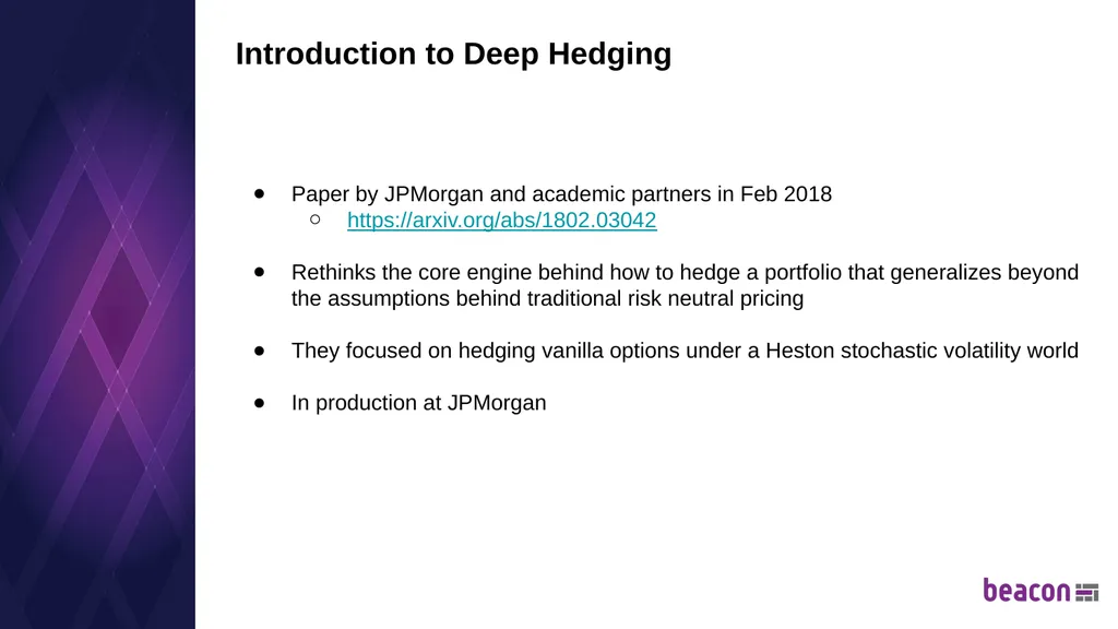 The Future of Financial Markets on the Cloud Deep - slide 3 of 16
