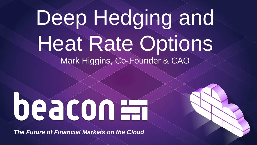 The Future of Financial Markets on the Cloud Deep - slide 1 of 16
