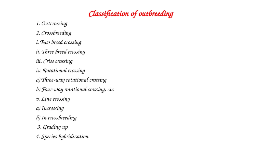 ANIMAL GENETICS & BREEDING UNIT – III Principles - slide 3 of 32