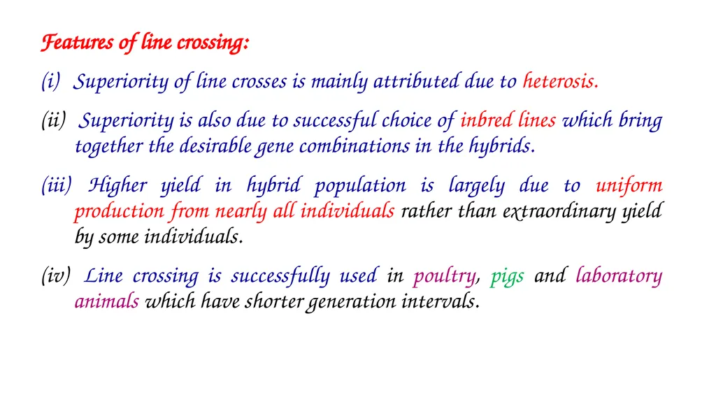 ANIMAL GENETICS & BREEDING UNIT – III Principles - slide 18 of 32