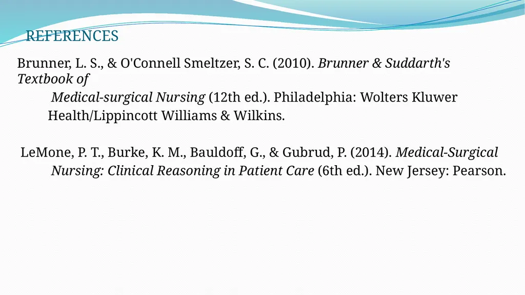1 Subject : Orthopedic and Neurovascular Nursing - slide 60 of 61