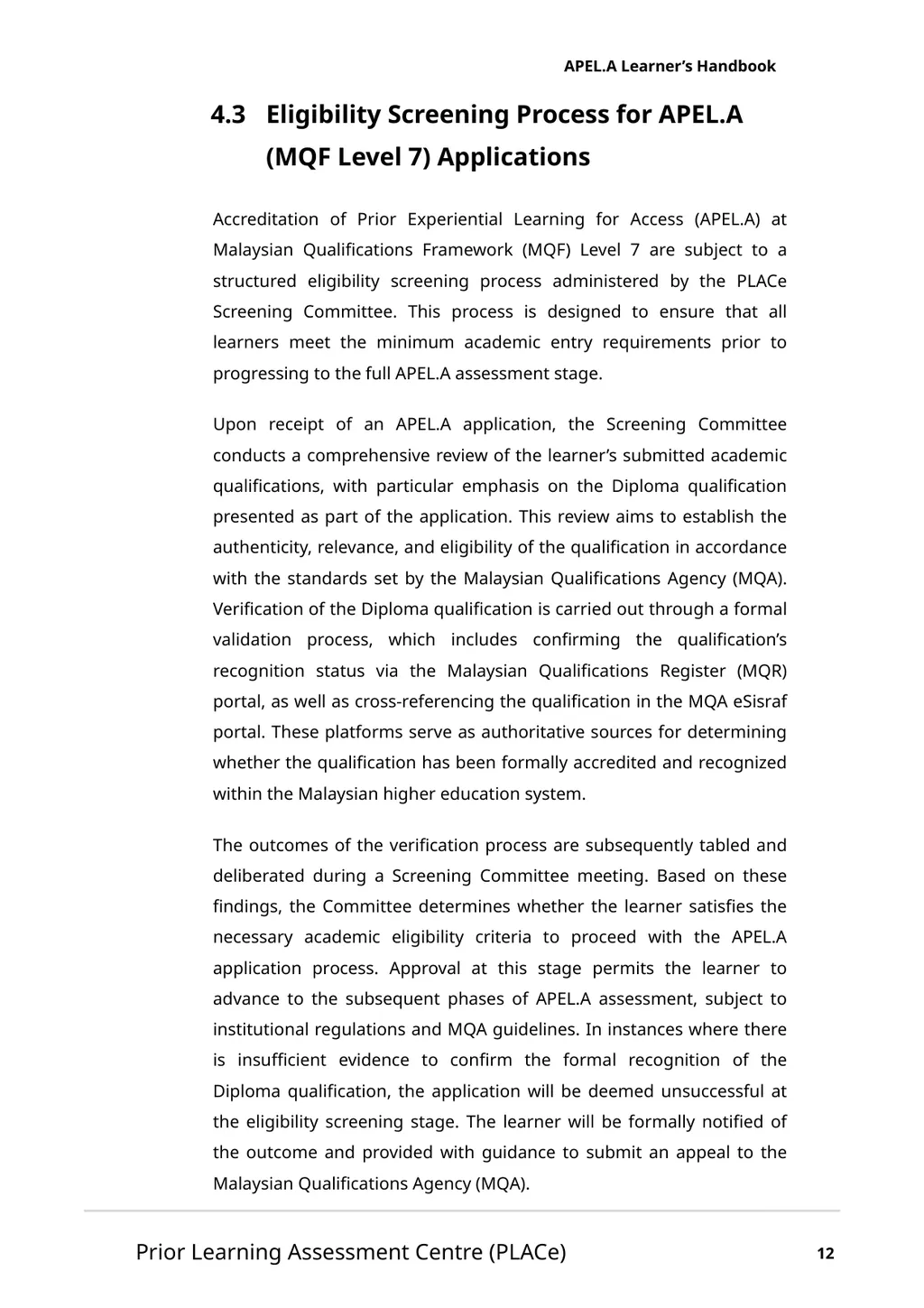 Accreditation of Prior Experiential Learning for - slide 18 of 51