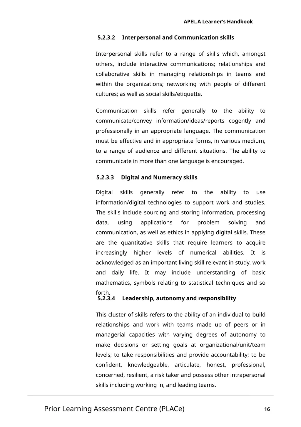 Accreditation of Prior Experiential Learning for - slide 22 of 51