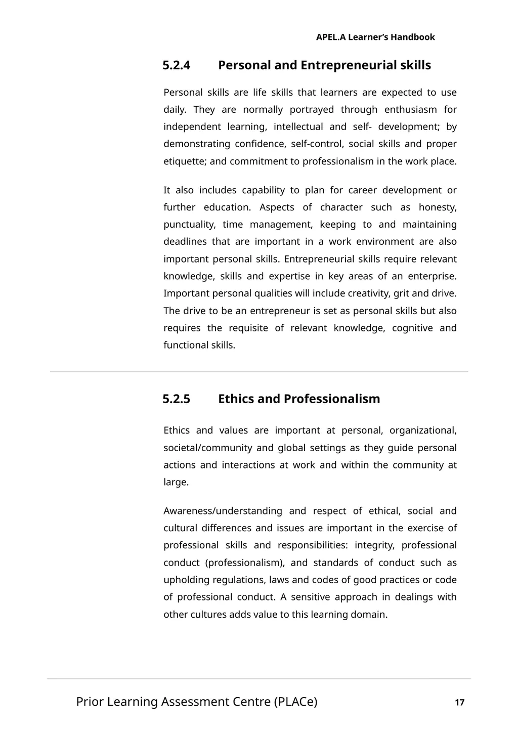 Accreditation of Prior Experiential Learning for - slide 23 of 51
