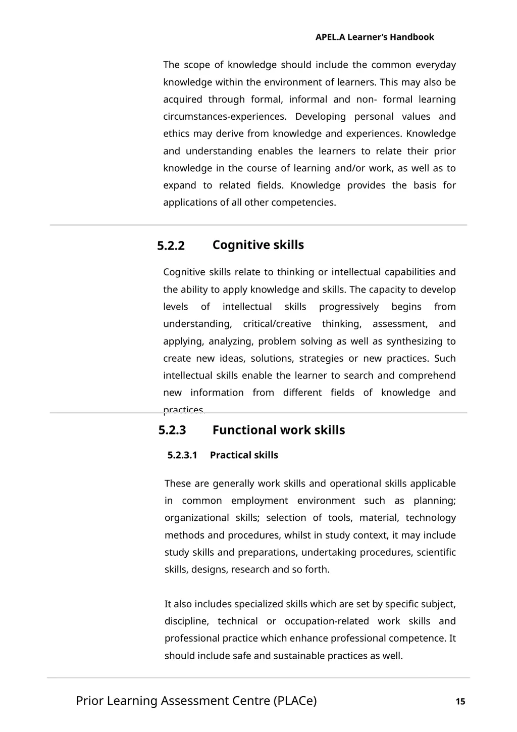 Accreditation of Prior Experiential Learning for - slide 21 of 51