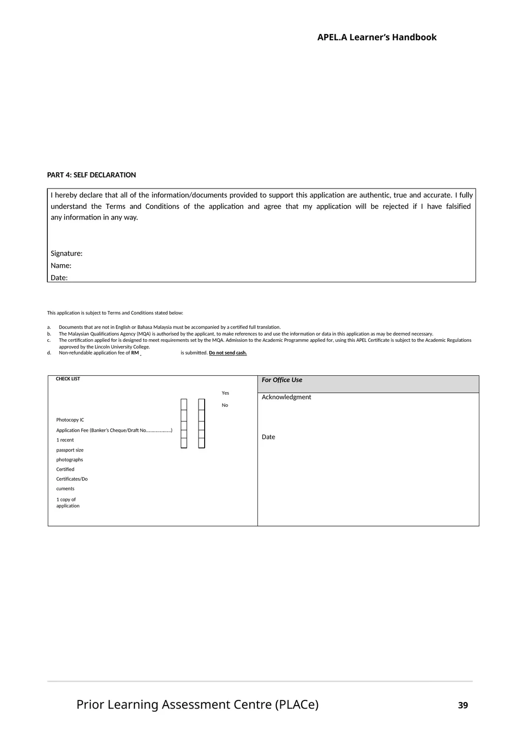Accreditation of Prior Experiential Learning for - slide 45 of 51