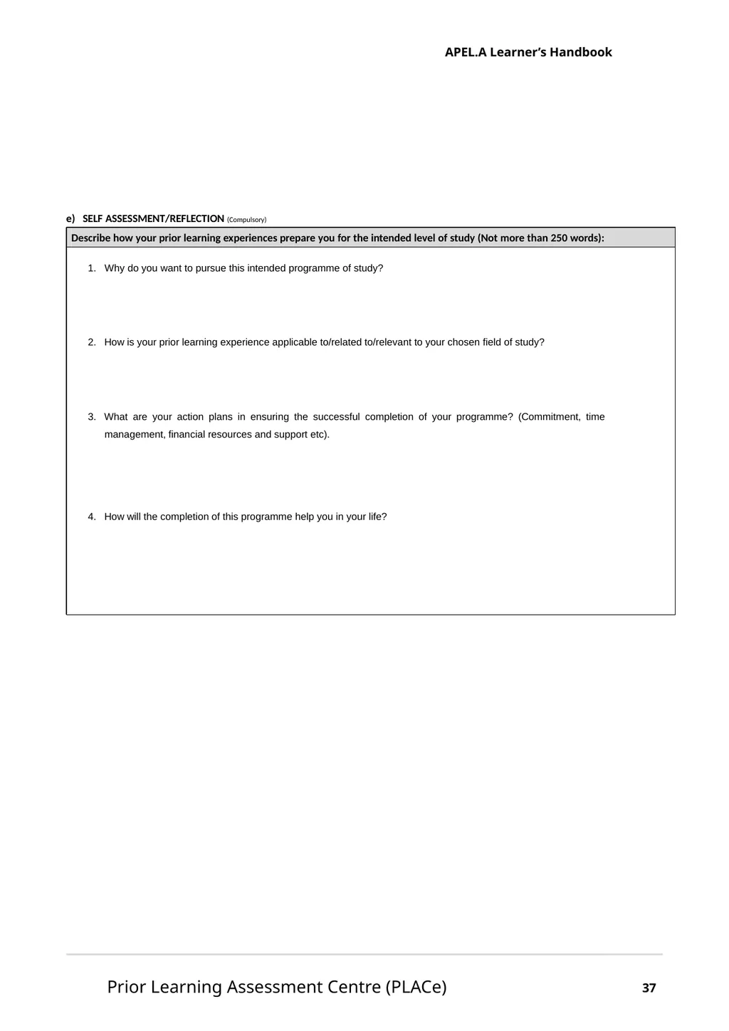 Accreditation of Prior Experiential Learning for - slide 43 of 51