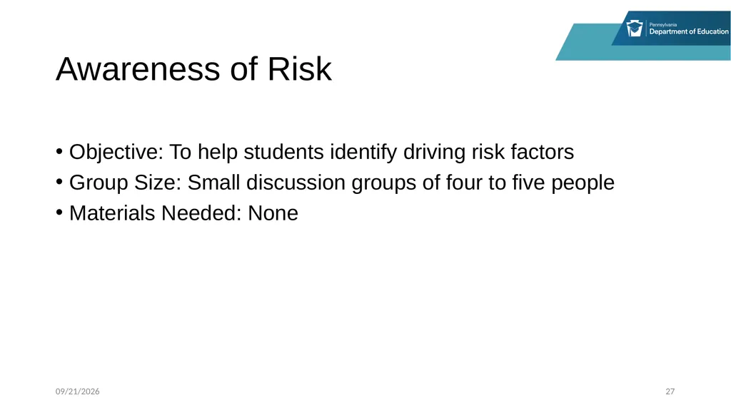 Stop, Think and Go Instructor Sample Activities - slide 27 of 44
