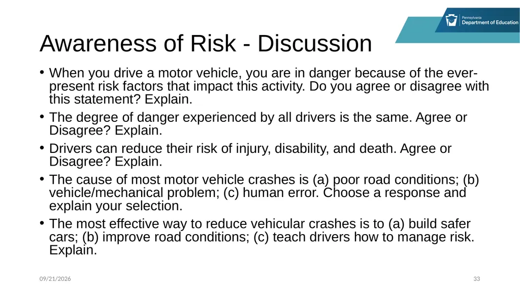 Stop, Think and Go Instructor Sample Activities - slide 33 of 44
