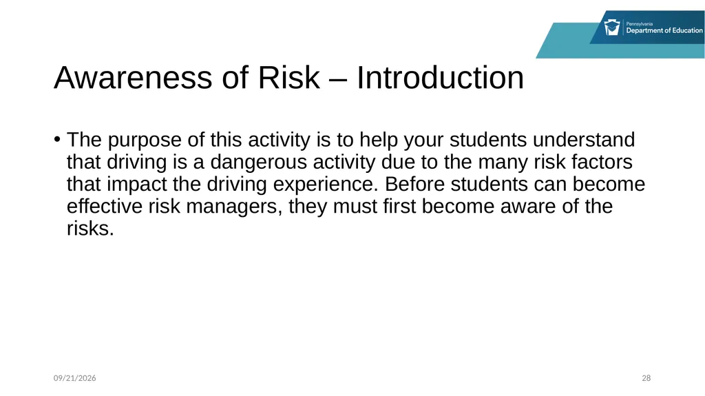 Stop, Think and Go Instructor Sample Activities - slide 28 of 44