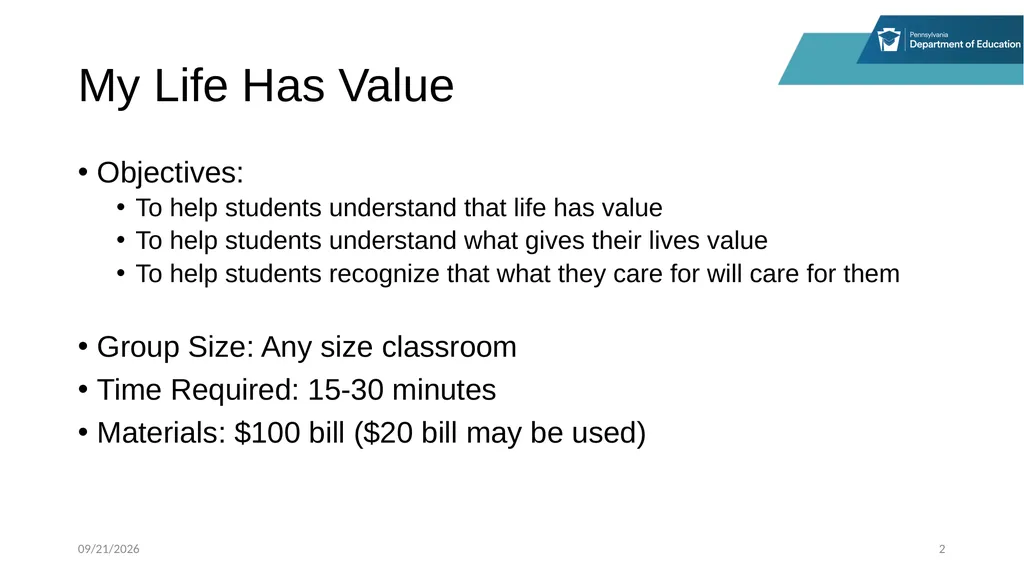 Stop, Think and Go Instructor Sample Activities - slide 2 of 44