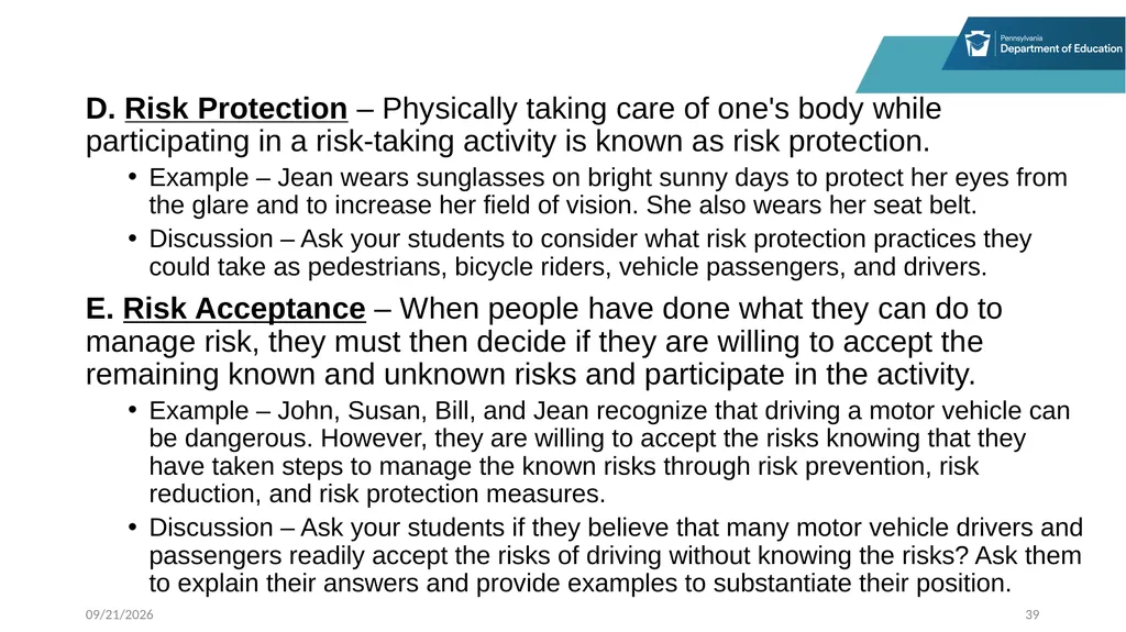 Stop, Think and Go Instructor Sample Activities - slide 39 of 44
