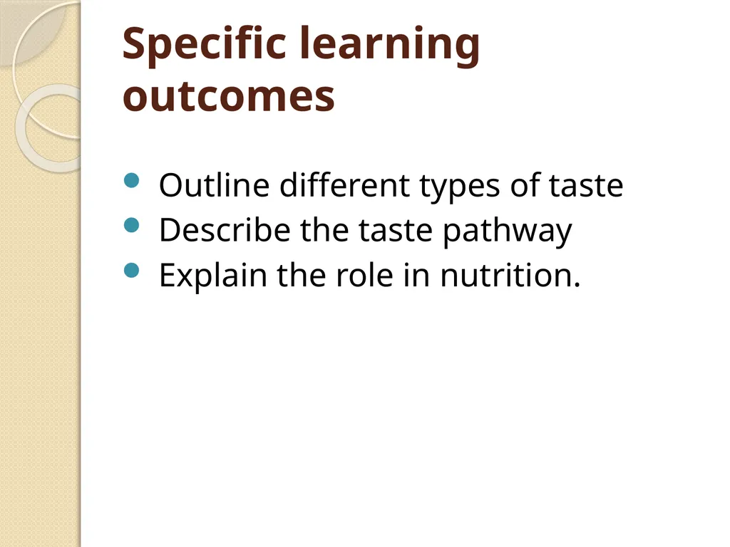 Taste Dr Mohammed Jeelani Specific learning - slide 2 of 14