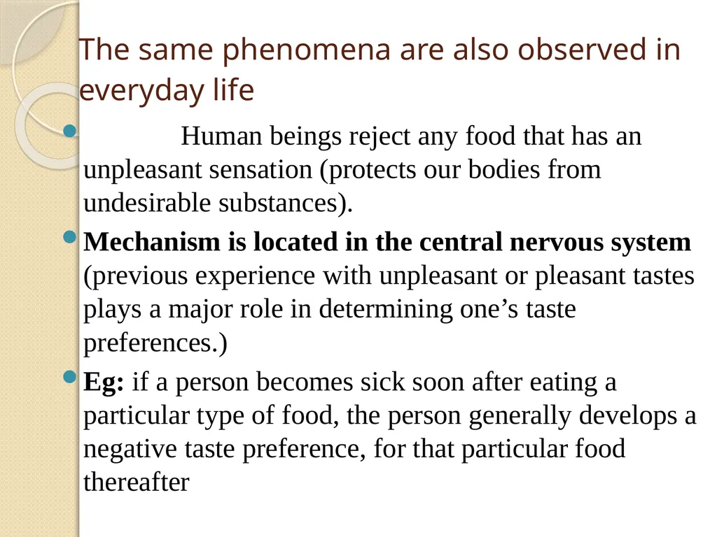 Taste Dr Mohammed Jeelani Specific learning - slide 13 of 14