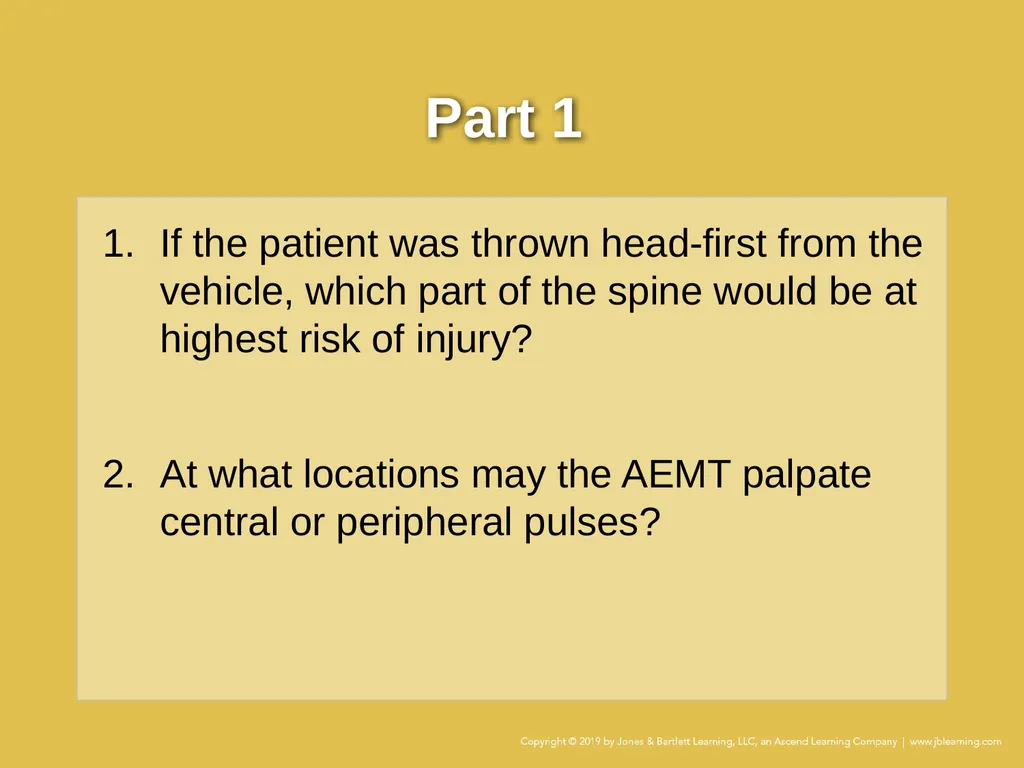 Case Study Chapter 7 The Human Body Your ambulance - slide 3 of 10