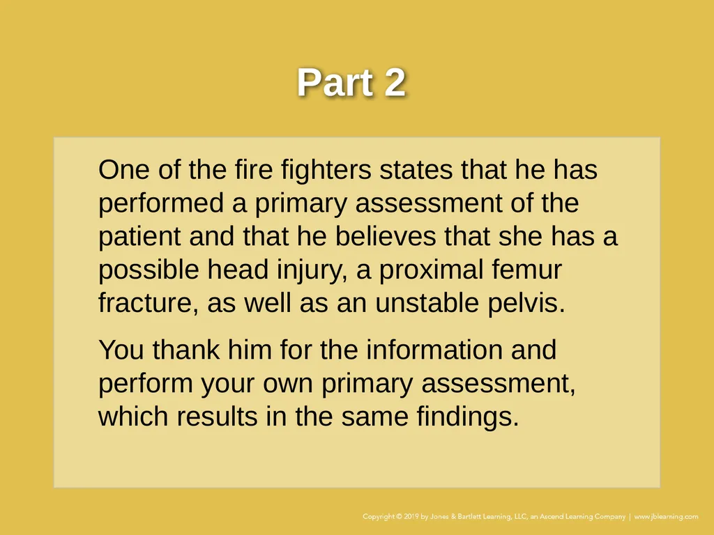 Case Study Chapter 7 The Human Body Your ambulance - slide 4 of 10