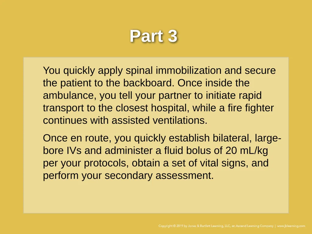 Case Study Chapter 7 The Human Body Your ambulance - slide 6 of 10