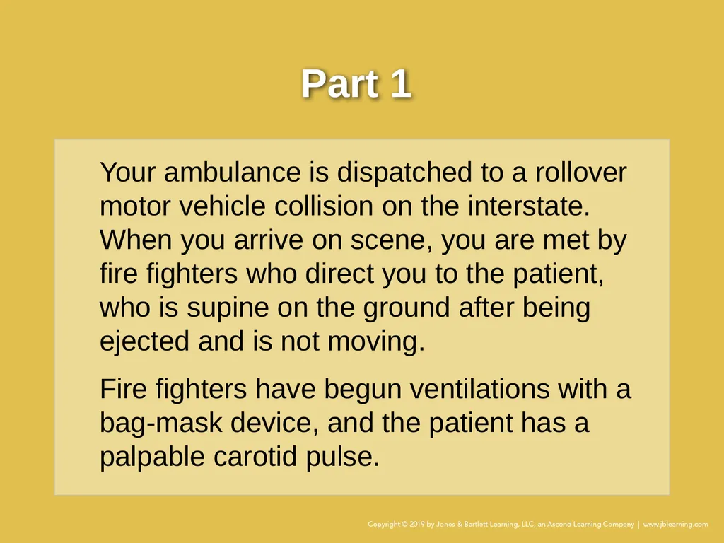Case Study Chapter 7 The Human Body Your ambulance - slide 2 of 10