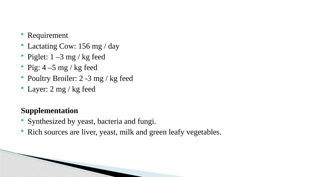 Vitamins (Water Soluble) Dr. Dharmendra Kumar - slide 22 of 34