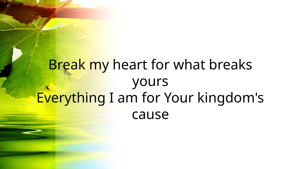 Hosanna Brooke Fraser I see the king of glory - slide 10 of 33