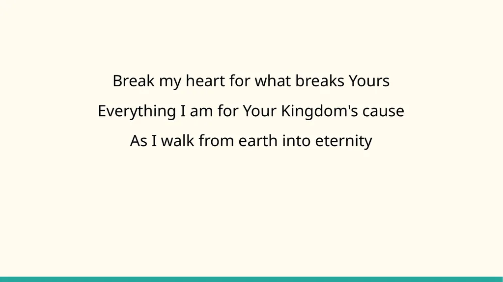 Hosanna Brooke Fraser I see the king of glory - slide 32 of 33