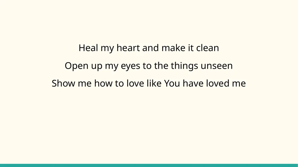 Hosanna Brooke Fraser I see the king of glory - slide 31 of 33
