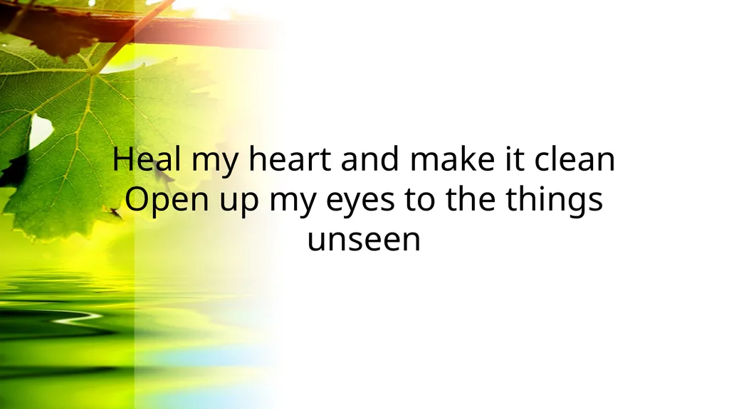 Hosanna Brooke Fraser I see the king of glory - slide 8 of 33