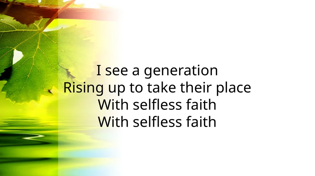 Hosanna Brooke Fraser I see the king of glory - slide 5 of 33