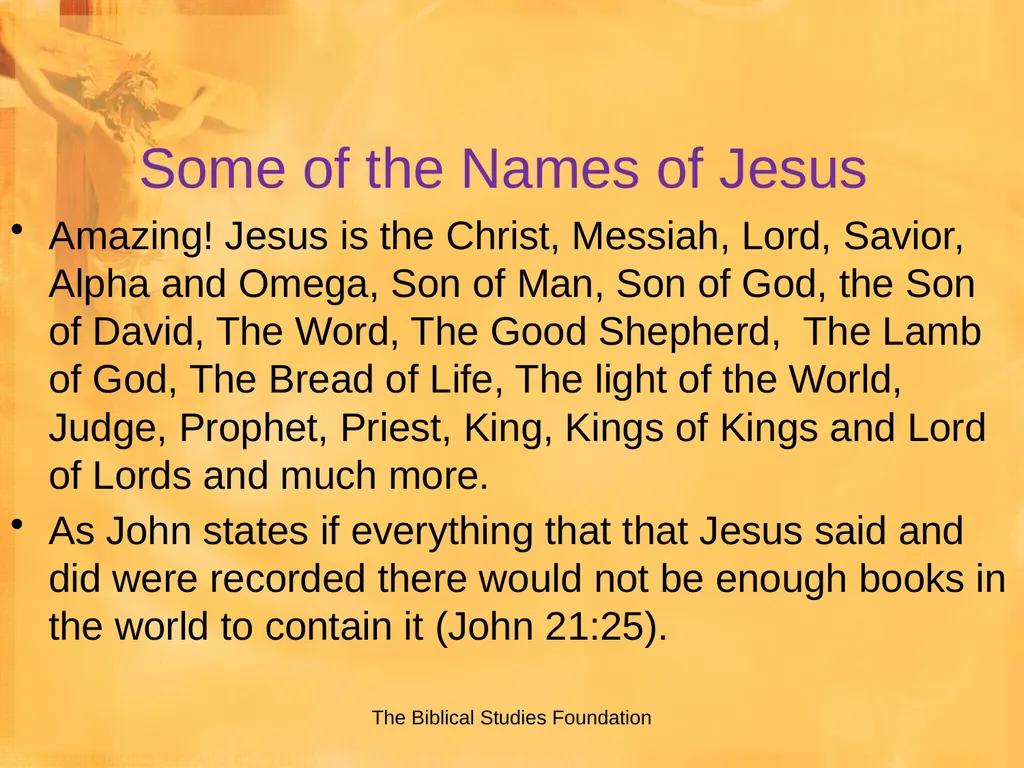 Study of Christ Lesson 7: Core Faith James F. - slide 32 of 35