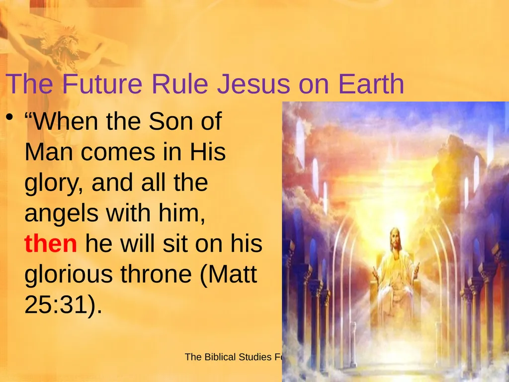 Study of Christ Lesson 7: Core Faith James F. - slide 31 of 35